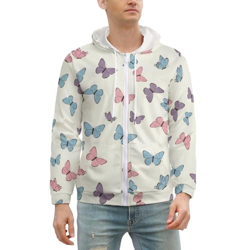 Chaqueta con capucha de manga larga para hombre miniatura 2