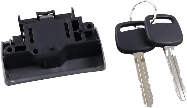 Glove Box Latch With Key Open Handle Compatible with Toyota Corolla Camry 2003-2008 Fj cruiser 2007-2014 Scion XA XB 2004-2006 (Gray)
