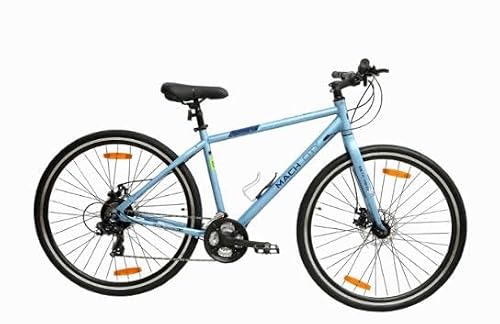 BSA MACH City Montreal Cycle with 21 Speed shi-Mano Gear in 700 c Slim Tyres with Dual Discs, Front Rigid Fork in Very Light Weight Frame for Age Group 13+