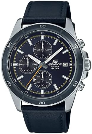 Casio Men's Chronograph Quartz Watch with Leather Strap EFR-526L-2CVUEF