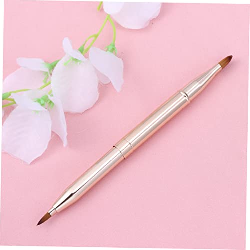 Biudeco 3 Pcs Multi Function Eyebrow Brush Double Ended Makeup Brush Lip Gloss Applicator Lipstick Gloss Wands Lip Brushes For Makeup Lipstick Brush With Lid Concealer Brush Wand #TOP5