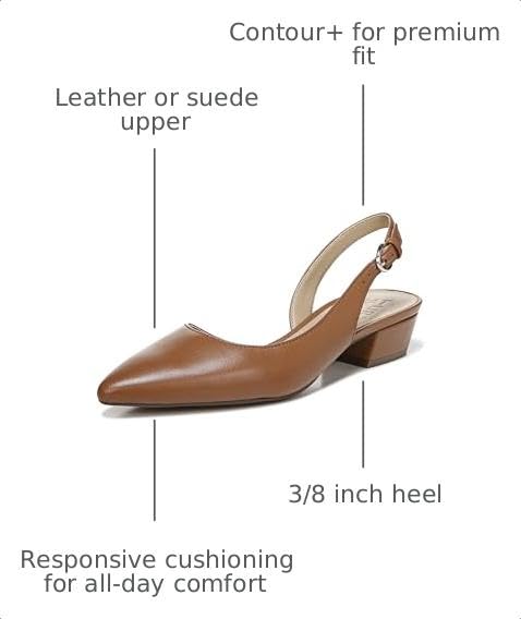 Naturalizer Womens Banks Pump English Tea Brown Leather 10.5 M by Naturalizer - Used condition - Image 3