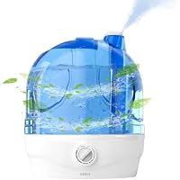 AZEUS 2.8L Large Capacity Ultrasonic Cool Mist Humidifier w/ Auto Shut-Off (Blue)