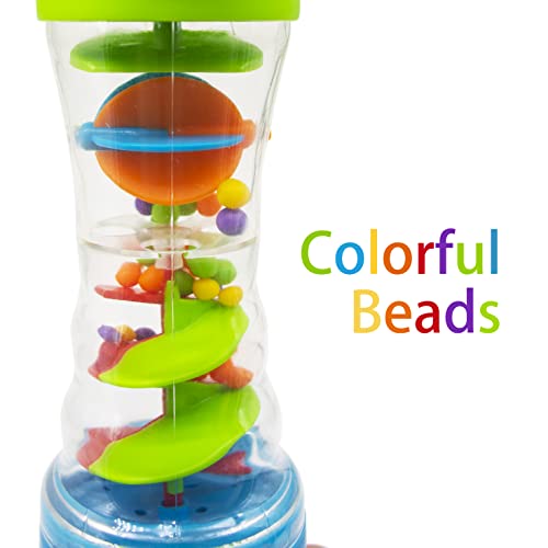 Fun Time Giraffe Sensory Development Rainmaker Toy, Baby Shaker Rain Stick Noise Maker Baby Musical Instruments Rattle Toy For Babies 6 Months + #TOP2