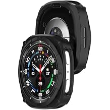 Disscool Case Cover Compatible with Samsung Galaxy Watch 8 40mm Protector Covers, Soft Anti Drop TPU Replacement Protective Cases Smart Watch AccessoriesBlack