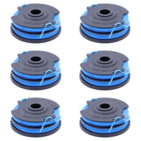 Woopeey AC41RL3 Autofeed Dual .065” 27ft Blue Replacement Line and Spool Fit for Homelite Electric String Trimmers UT41112 UT41121 UT41120 UT41113 UT41122 UT41112B (6 Pack) Cover
