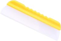 Vista 1 de Forgrace Cuchilla de agua flexible de silicona de 12 pulgadas con barra en T para coche o hogar mango amarillo de vidrio
