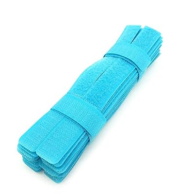 Pasow 50pcs colorido reutilizable Fastening bridas de sujeción de alambre Organizador Cable Cable Tie cuerda soporte para portátil PC TV 7 pulgadas