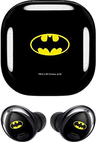 Skinit Decal Audio Skin Compatible with Samsung Galaxy Buds Pro - Officially Licensed Warner Bros Batman Official Logo Design