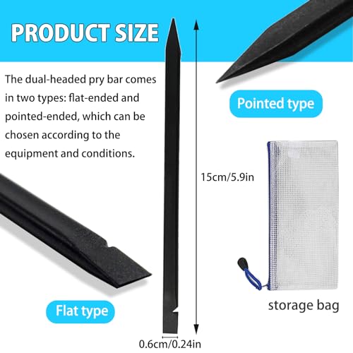 Haojiaho 22 Pieces Antistatic Spudger Mobile Cell Phone Repair Tools Kit Plastic Pry Opening Tool Set for Laptop Electronics Repairing Smartphone Hand Tool Black Stick Prying Tools by Haojiaho - Used condition - Image 5