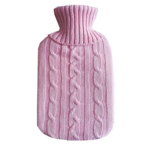 Sac d'eau chaude tricoté pour cocooning au salon avec enveloppe de protection