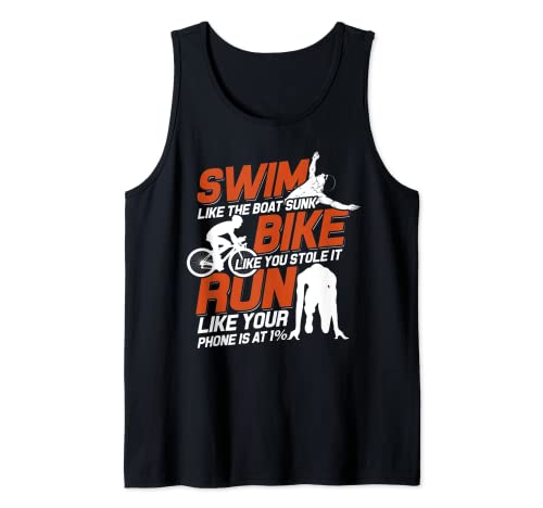 Triathlon T-Shirt for Triathletes Athlete Suit Duathlon Run Tank Top