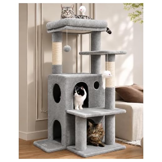 Spacious Cat Tree with Multiple Levels