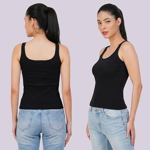 Image of Camisole Tank Top for Women | Ultra-Soft Pure Cotton Innerwear