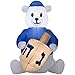 Airblown Inflatable Hanukkah Bear with Dreidel