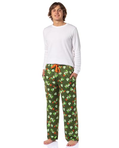 Yoshi Pajama Pants For Men Nintendo Super Mario Pants Yoshi Egg Lounge Bottoms Sleep Pants2