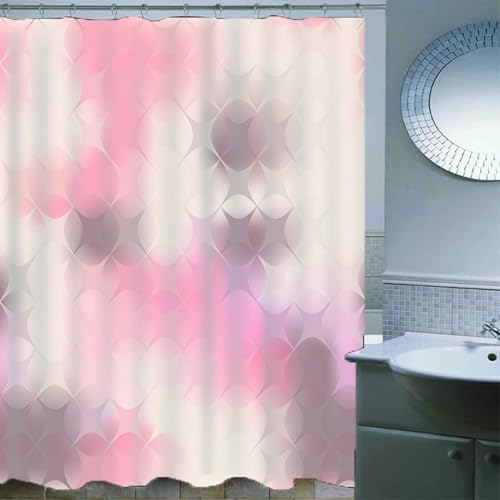 Rideau de douche de qualité supérieure en polyester au design floral raffiné - 4
