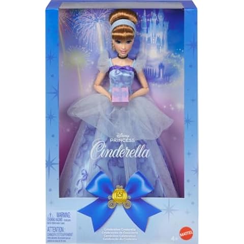 Mattel Disney Princess Cinderella Birthday Collectible Fashion Doll Cover