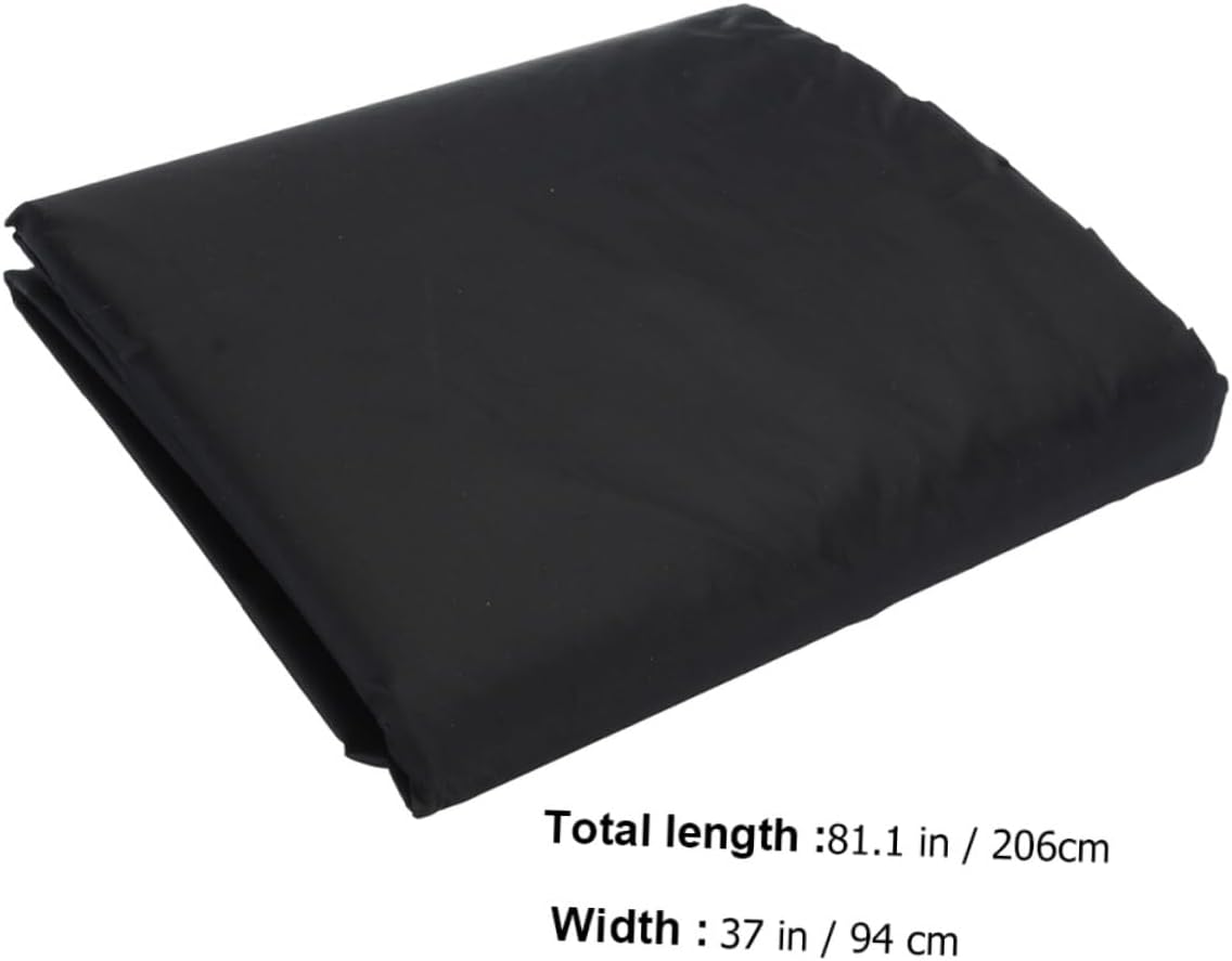 Generic Homeheld Treadmill Cover Dustproof Machine Protector for Use Black for Rain and Dirt Protection
