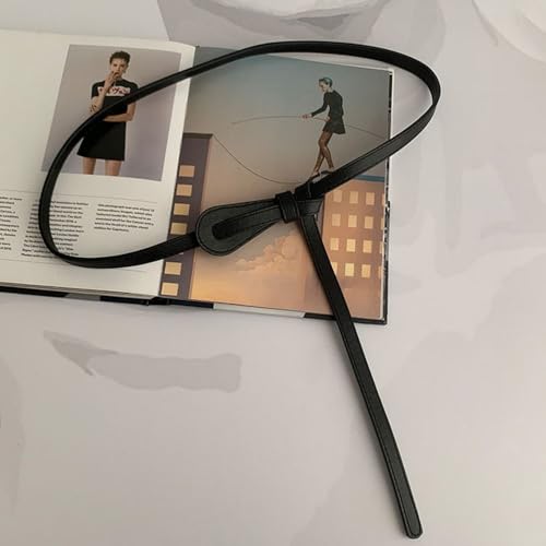 Luxury Knot Wide Belts Women Corset Strap Band Casual Ladies Vintage PU Knotted Waistband(coffee)4