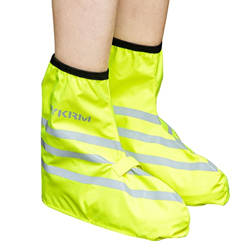 Naapesi Surchaussures de Vélo Imperméable, Couvre Chaussures de Cyclisme, Surchaussure Bike Gaiter avec Bandes Réfléchissantes, Cyclisme Overshoes pour Homme et Femme, XL - Image 7