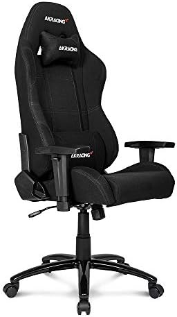 AKRacing Core Series EX Gaming Chair, adjustable, Metal, Black