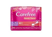 Carefree Barely There Scented Shower Fresh Liners 42 pack
