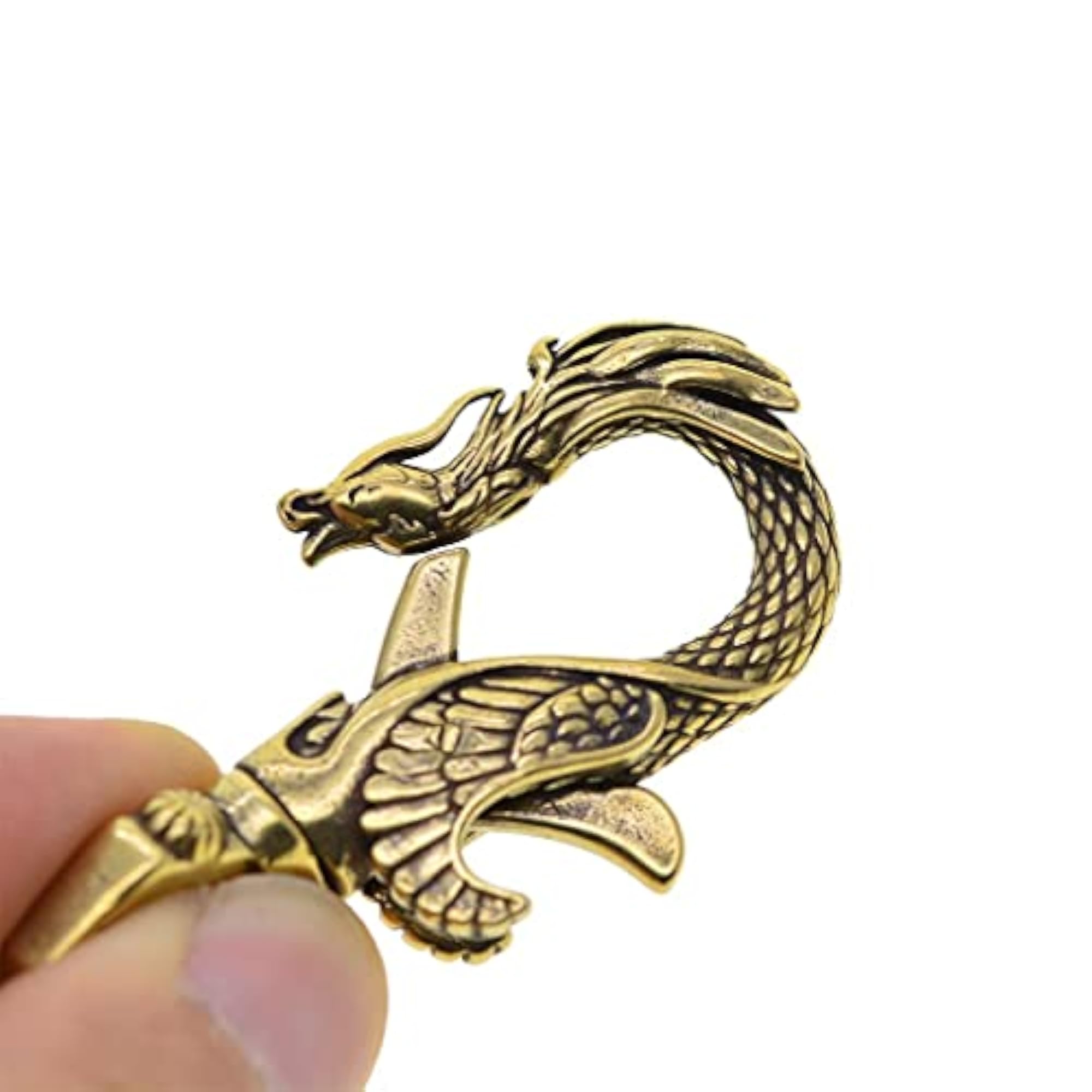 Handmade Brass Phoenix Decorative Swivel Claw Lobster Clasps