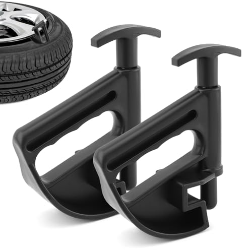 Image of 2pcs Tire Bead Clamp, Tire Changer Center Rim Depressor Tool Universal Tire Changer Wheel Changing Helper for Motorcycle Car(Black)