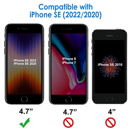 JETech Screen Protector for iPhone SE 3/2 (2022/2020 Edition), 4.7-Inch, Tempered Glass Film, 3-Pack by JETech - Image 2