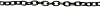 Cousin Jewelry Basics 100-Inch254cm Small Oval Chain, Black