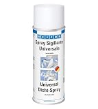 WEICON Spray Sigillante Impermeabilizzante Universale, Materiale Plastico Liquido Impermeabile, 400ml, Colore Grigio