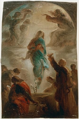 Peinture Toile l'Assomption de Marie Philipp Veit 60x90cm