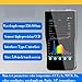 VTSYIQI Handheld Spectrometer 350nm-800nm Screen Brightness Spectrometer Blue Light Spectral Illuminometer with 350nm-800nm Resolution 0.1nm Touch Screen USB Interface Chromaticity Diagram TM-30