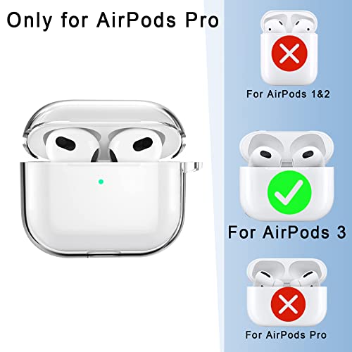 13In1 Clear Case For Airpods 3 Case Cover Accessories Set Kit, Tpu Soft Silicone Protective Case For Airpods 3Rd Generation Case With Keychain Compatible With Apple Air Pod 3 Gen Case Transparent #TOP1