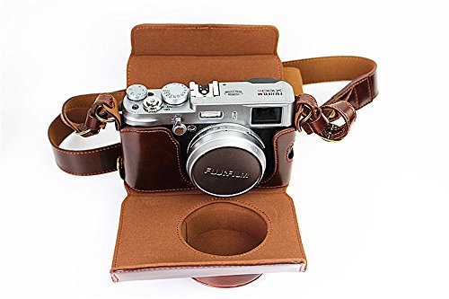 Funda de cámara BolinUS de cuero PU para Fujifilm X100 miniatura 2