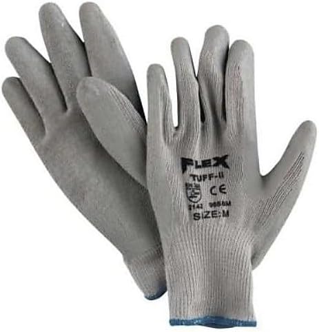 Flextuff Latex Dipped Gloves Size: Medium