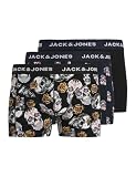Jack & Jones Jacraul - Calzoncillos Tipo bóxer para Hombre, 3 Unidades, 3 Unidades, Negro, L