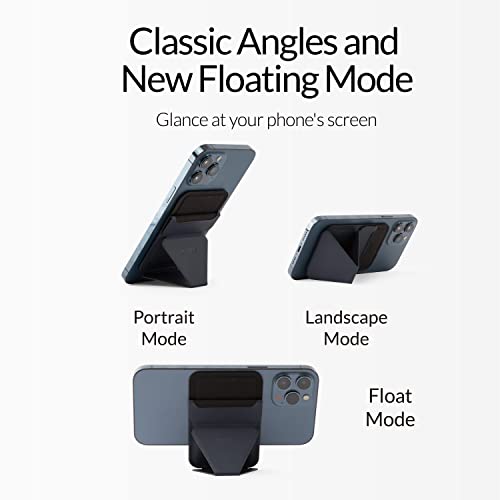 Image of MOFT MagSafe Wallet Stand for iPhone14 /13 /12 Series Enhanced Magnetic Strength MagSafe Compatible Phone Stand with 3 Viewing Angles (WindyBlue)