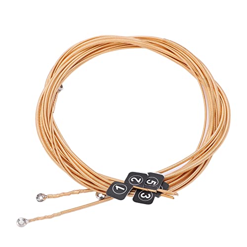 Baixo vi cordas 5 cordas substituição de cordas de baixo de metal profissional cordas de guitarra ba