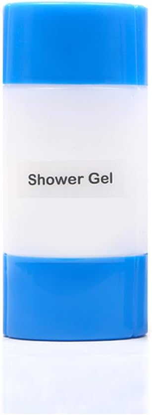 INOVERA (LABEL) 1 Piece Refillable Travel Bottles for Toiletries - 3 in 1 Plastic Shampoo, Cream, Conditioner, Lotion Storage Container - Travelling Accessories (Blue)