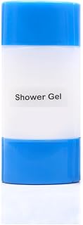 INOVERA (LABEL) 2 Piece Refillable Travel Bottles for Toiletries - 3 in 1 Plastic Shampoo, Cream, Conditioner, Lotion Storage Container - Travelling Accessories (Blue)