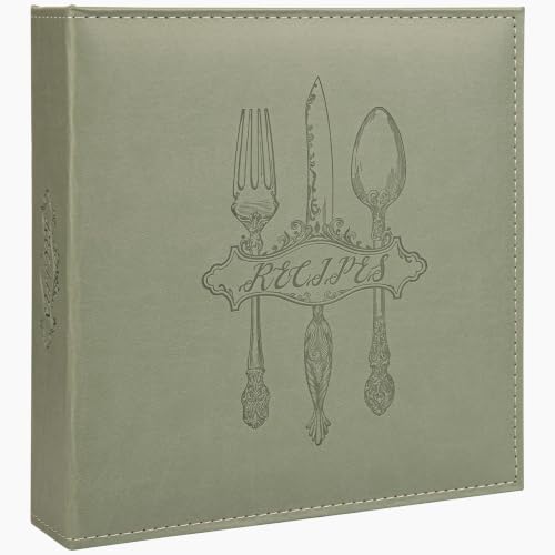 COFICE Recipe Binder 8.5x11 3 Ring Binder Kit