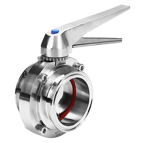 DERNORD 3 Inch Tri Clamp Butterfly Valve