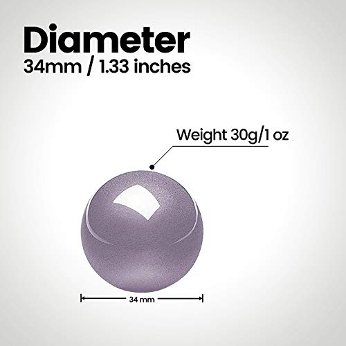 Image of Perixx PERIPRO-303 GLV Small Trackball, 1.34 Inches Replacement Ball for PERIMICE and M570, Glossy Lavender