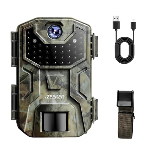 iZEEKER Cámara de Caza, 2K 36MP HD Cámara Caza Nocturna con 940nm IR LED Sin Brillo Invisible, de Impermeable IP66 para Observación de Vida Silvestre y Monitoreo de Seguridad en Interiores