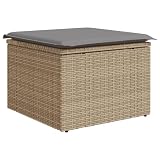 ShGaxin Zestaw Sofy ogrodowe z poduszkami 5 szt. Beżowy Rattan syntetyczny, Zestaw Ogród Zewnętrzny, Meble Ogrodowe, Meble Ogrodowe, Meble Ogrodowe Ogród, Ogród Zestaw - 3260001