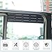 Car Rear Side Window Louvers Air Vent Cover Compatible with Land Rover Defender 110 130 2020-2025 Rear Side Window Louvers Sun Shade Cover Wind Vent Air Deflector Decorator with Mesh Net Accessories