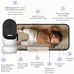 Owlet Cam - Video Baby Monitor with Camera and Audio - Stream 1080p HD Video with Night Vision, 4X Zoom, Wide Angle View, and Sound, Motion and Cry Notifications - Gen 2 White