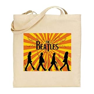Sac fourre-tout en coton Beatles - Les Beatles, Paul McCartney, John Lennon, RIngo Starr, George Harrison